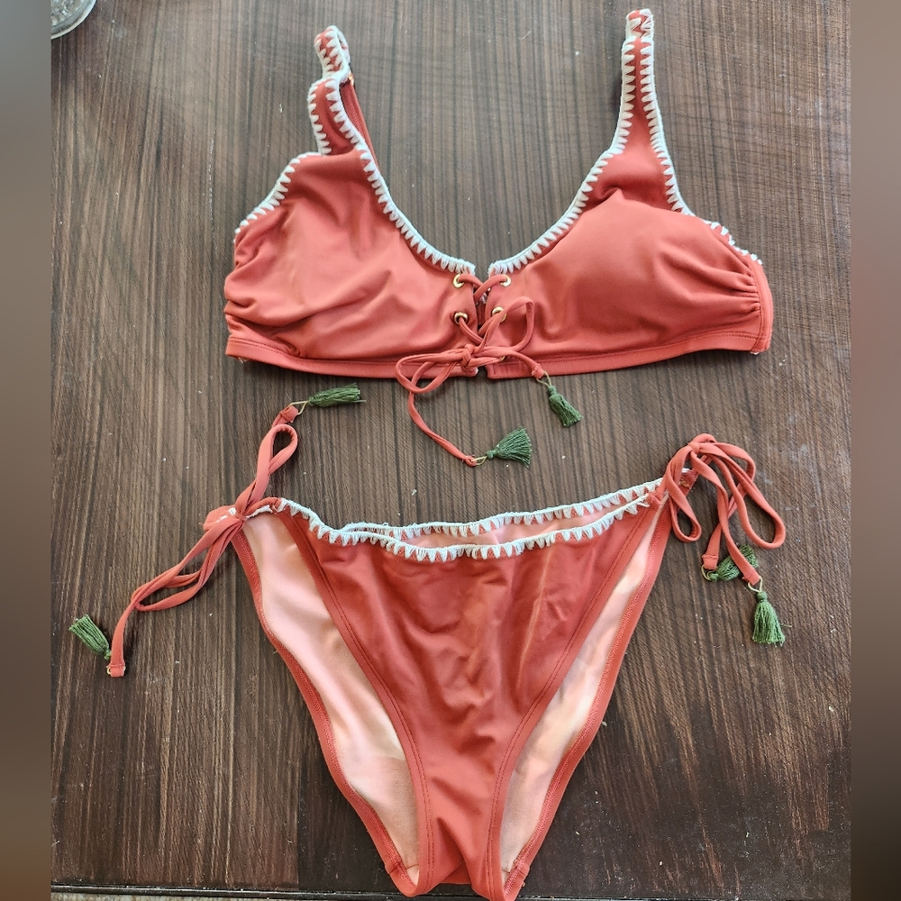 Adore Me Boho Tassle bikini set
